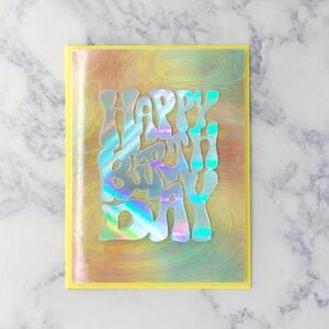🆕Papyrus Holographic Birthday Greeting Card
